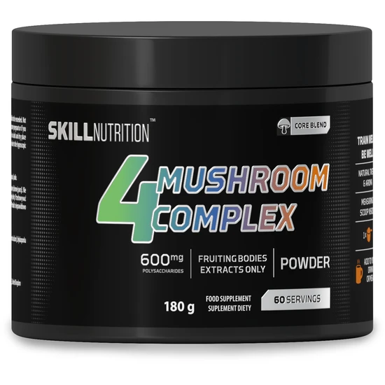 {Aisle K} Skill Nutrition | 4 Mushroom Complex | 1 x 180g - Image 2