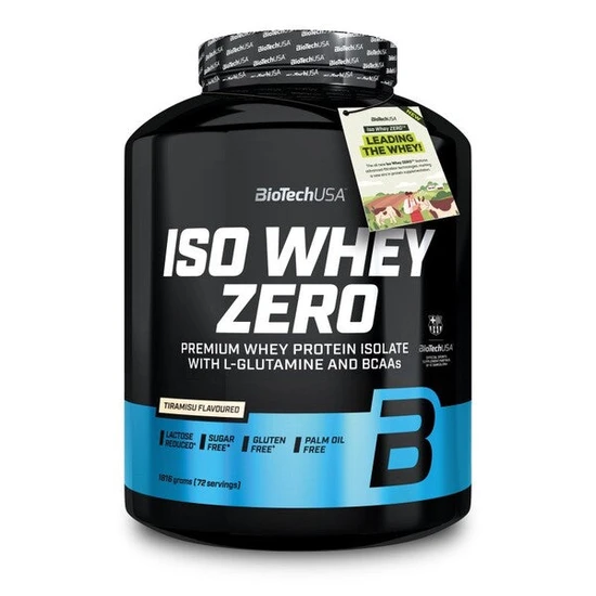 Biotech Usa Iso Whey Zero, Tiramisu - 1816 Grams - Image 3