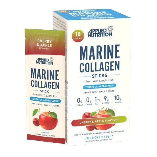 Applied Nutrition Marine Collagen Sticks, Cherry & Apple - 10 X 12G - Image 6