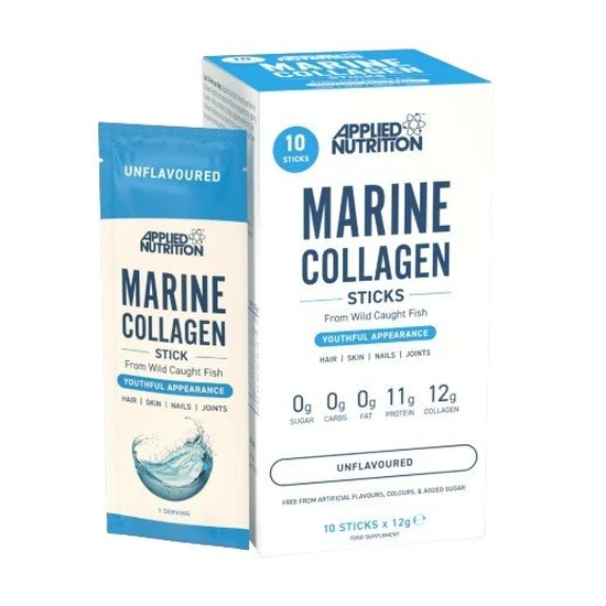 Applied Nutrition Marine Collagen Beauty Support Powder Unflavoured Flavour - 10 X 12G - Image 4