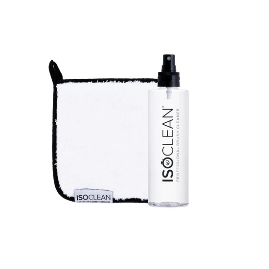 ISOCLEAN Spray Top Brush Cleaner & Microfibre Towel