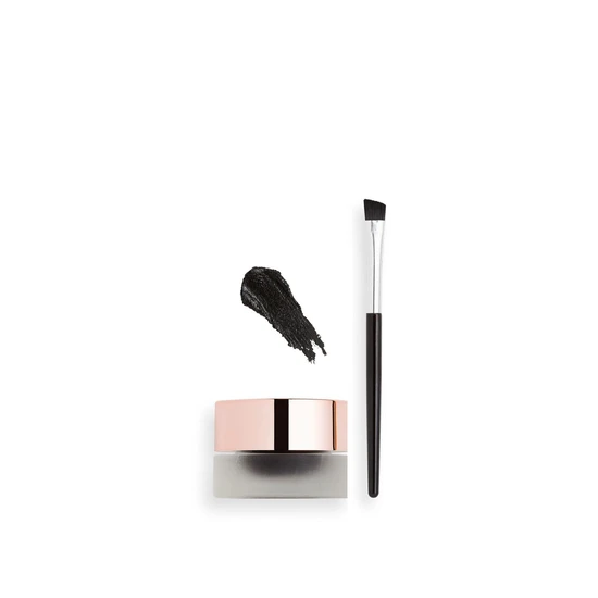 Revolution Ultra Pigmented Gel Eyeliner Pot With Precision Angled Brush