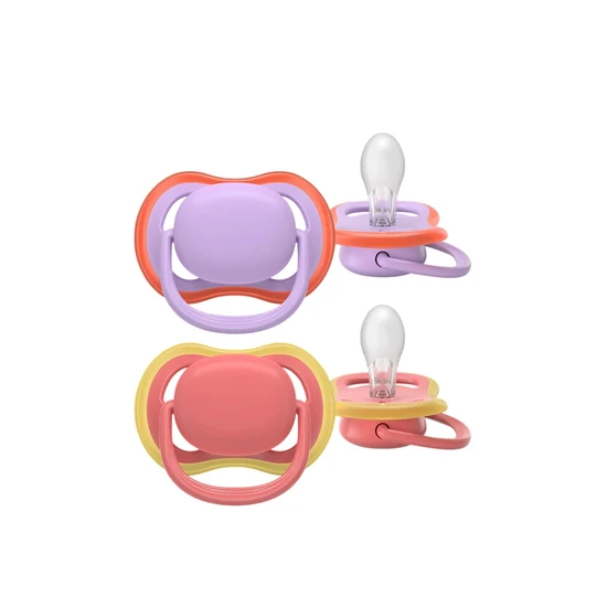 Philips Ultra Air Pacifier 18m+ Lilac/Salmon