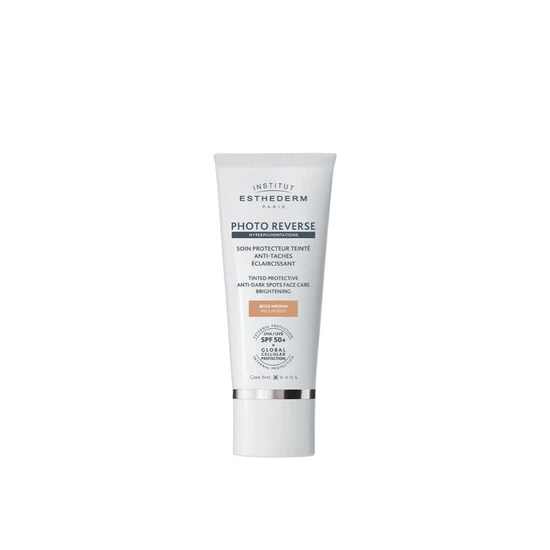 Institut Esthederm Sun Photo Reverse Tinted Protective Anti-Dark Spots Face Care Medium Beige SPF 50+