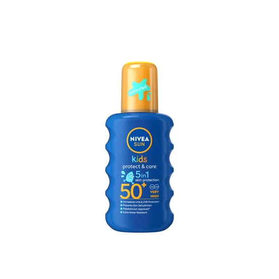 Nivea Sun Kids Protect & Care 5-In-1 Coloured Spray SPF 50+