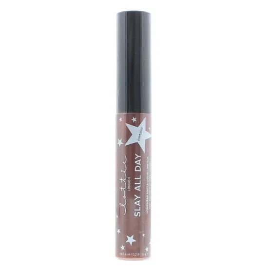 Lottie London Slay All Day Longwear Matte Liquid Metallic Shook Lipstick 6Ml - Image 6