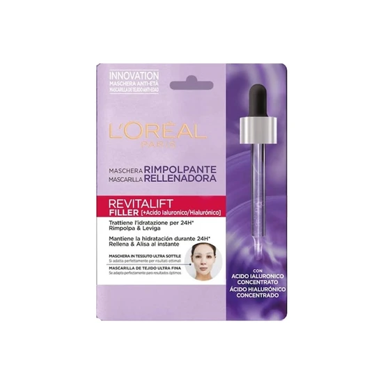 L'Oreal Paris Revitalift Filler Hyaluronic Plumping Tissue Mask