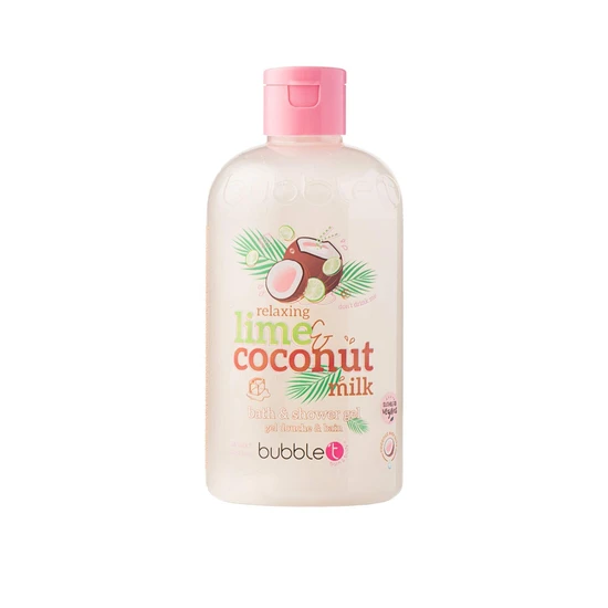 Bubble T Relaxing Lime & Coconut Milk Bath & Shower Gel
