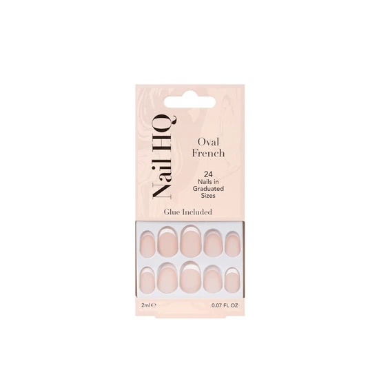 Nail HQ Oval French Nails
