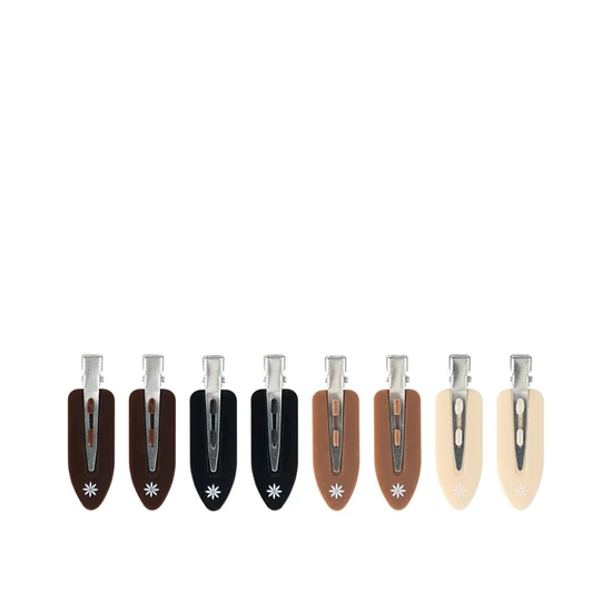 Brushworks Nude No Crease Hair Clips X8