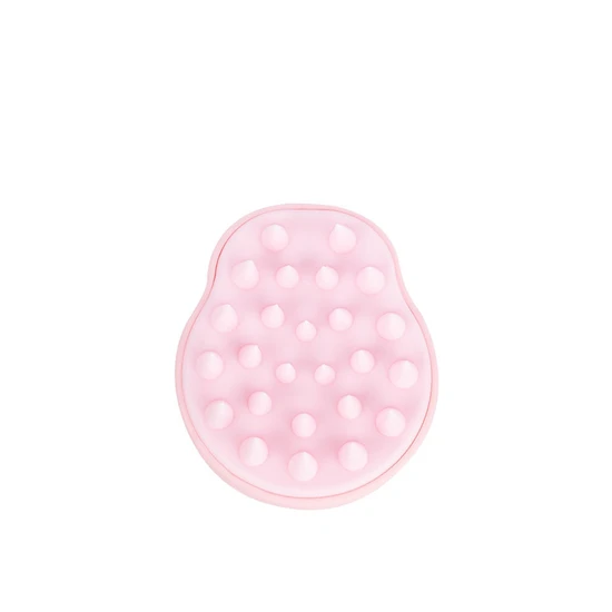 Brushworks Massaging Shampoo Brush (Pink) – Scalp Exfoliator & Hair Care Tool with Soft Silicone Bristles for Removing Build-Up & Stimulating Circulation - Image 5
