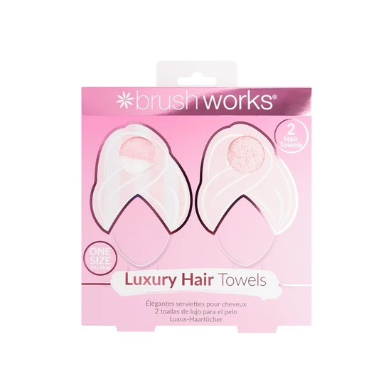 Brushworks Luxury Hair Towels 2 Pack