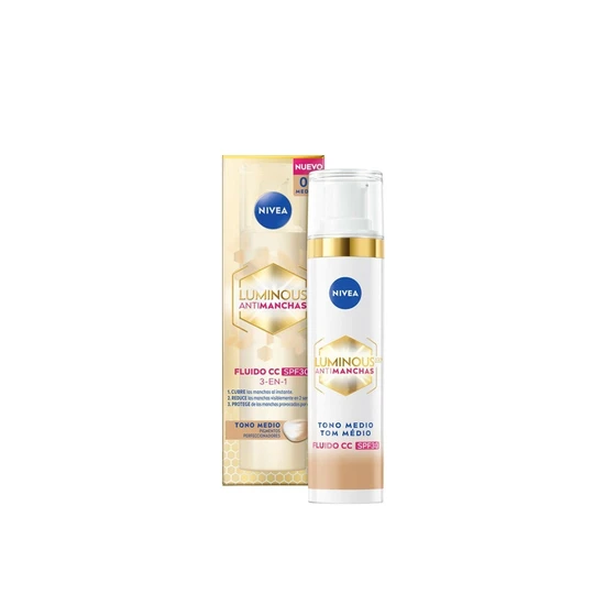 Nivea Luminous 630 Anti-Dark Spots 3-In-1 CC Fluid SPF 30