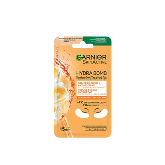 Garnier Hydra Bomb Eye Sheet Mask Orange Juice