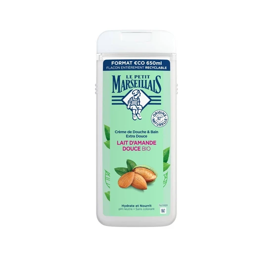 Le Petit Marseillais Extra Gentle Shower Cream With Organic Sweet Almond Milk