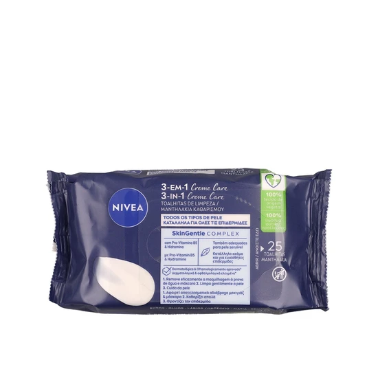 Nivea Creme Care 3-in-1 Facial Cleansing Wipes