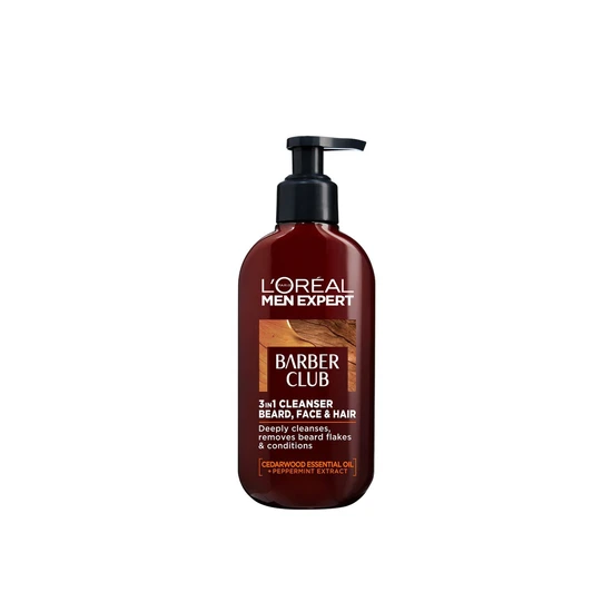 L'Oreal Paris Barber Club Beard, Face & Hair Wash