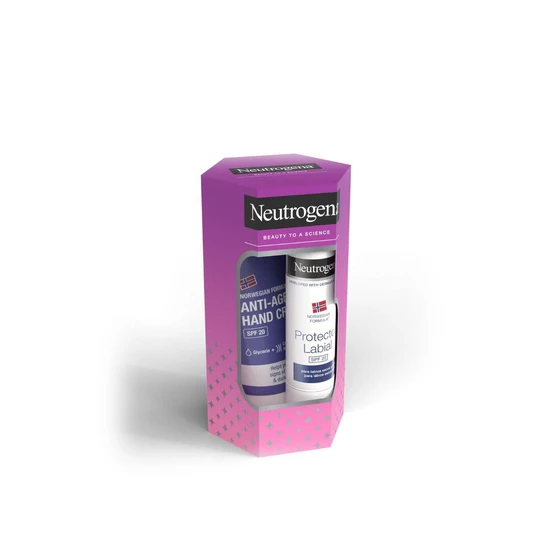 Neutrogena Anti-Age Hand Cream SPF 20 + Lipstick SPF 20