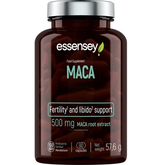 Essensey Maca 500mg Fertility & Libido Support - 90 caps - Image 4