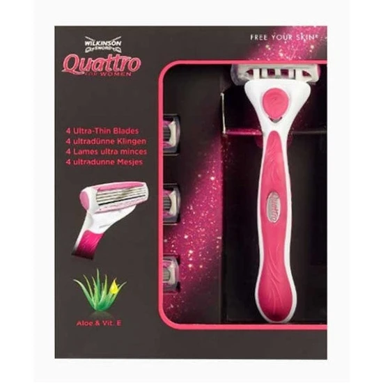 Wilkinson Sword Quattro For Women Bikini Shave Value Pack
