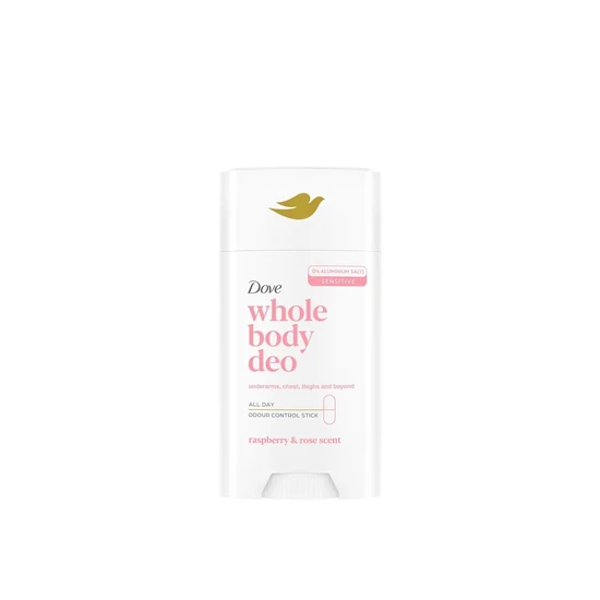 Dove Whole Body Deo Deodorant Stick Raspberry & Rose Scent 150Ml