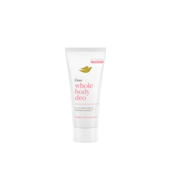 Dove Whole Body Deo Raspberry & Rose Deodorant Cream 150Ml