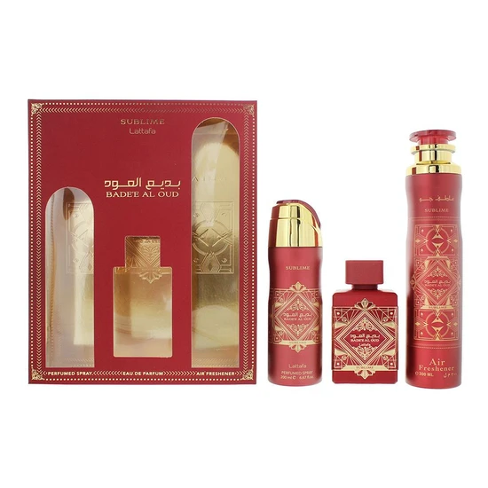 Lattafa Bade'e Al Oud Sublime Eau De Parfum 100ml Gift Set