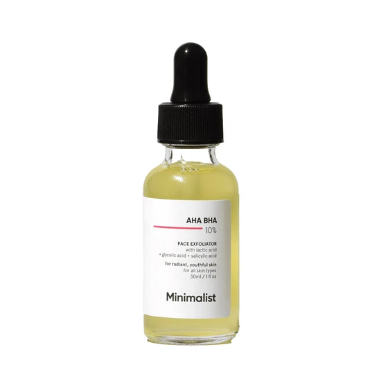 Minimalist AHA BHA 10% Face Exfoliator