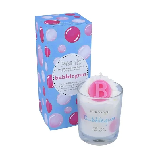 Bomb Cosmetics Piped Candle Bubblegum