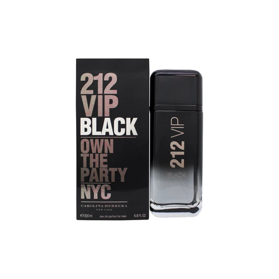 Carolina Herrera 212 VIP Black Eau de Parfum 200ml Spray New & Sealed - Image 5
