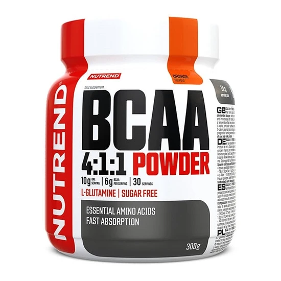Nutrend Orange Bcaa 4:1:1 Powder 500 Grams - / 300 Grams - Image 3