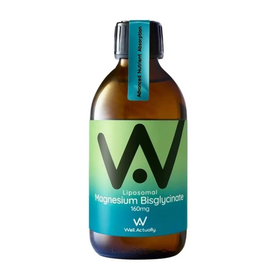 Well Actually Mag Bisglycinate 160mg Lipo Liquid Lime B.Berry 250ml - 2 Pack - Image 5