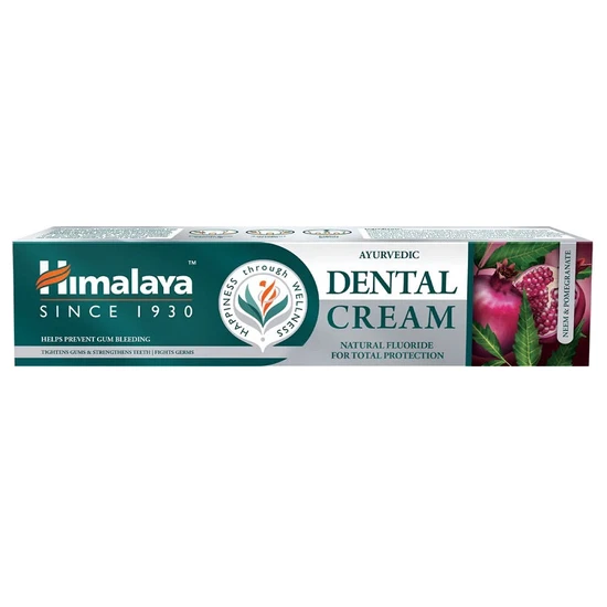 Himalaya Herbals Ayurvedic Dental Cream With Natural Fluoride