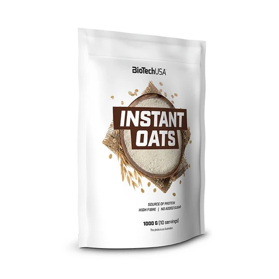 Biotechusa Cream Instant Oats - 1000 Grams - Unflavoured - Image 2