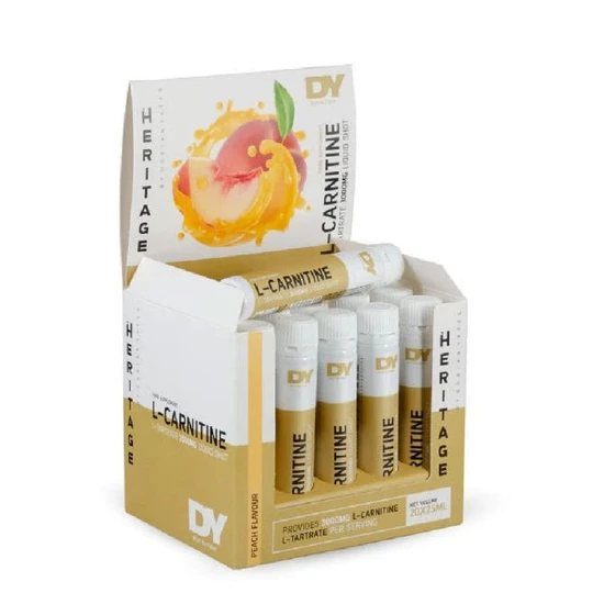 Dorian Yates L-Carnitine Liquid Shot, Peach - 20 x 25ml - Image 2