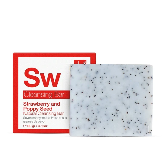 Dr Botanicals Advanced Strawberry & Poppy Seed Cleansing Bar