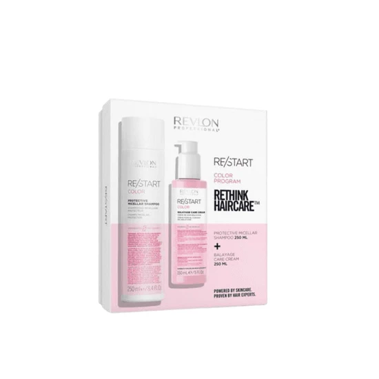 Revlon Restart Colour Gift Set Protective Micellar Shampoo 250Ml + Balayage Care Cream 150Ml