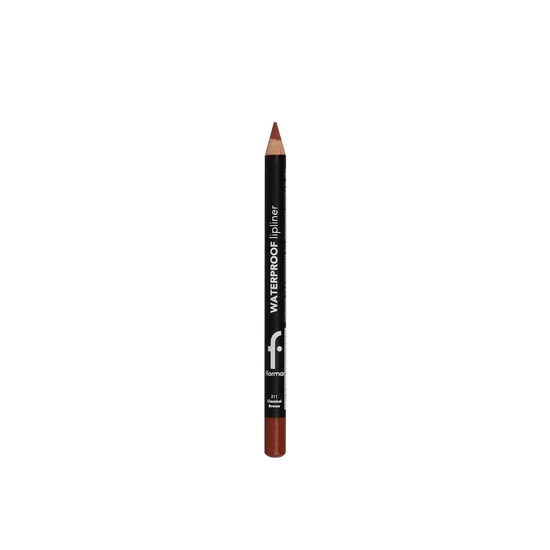 Flormar Brown Waterproof Lip Liner Creamy Long-Lasting Formula Classic 211 - Image 2