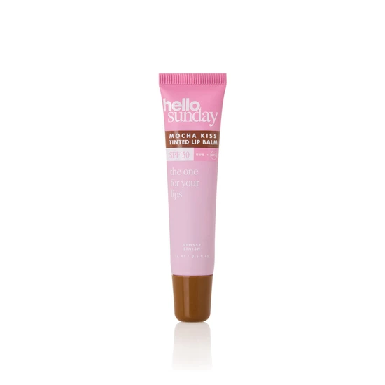 Hello Sunday The One For Your Lips Mocha Kiss Tinted Lip Balm Spf 50 With Shea Butter 15Ml