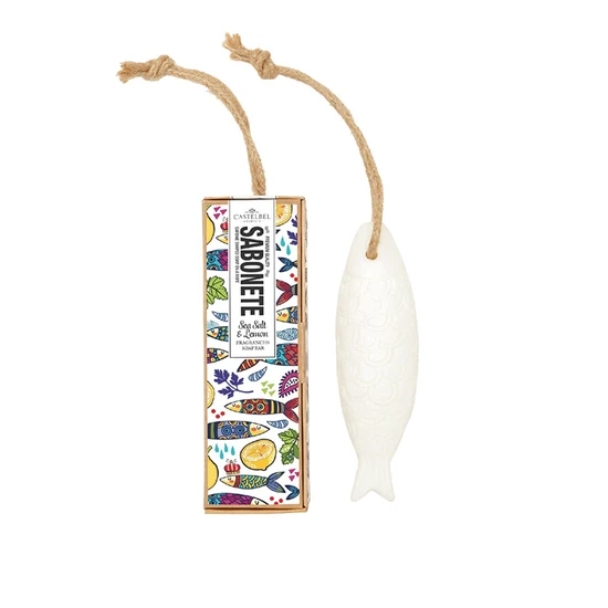 Castelbel Sardine Soap-On-A-Rope Sea Salt & Lemon