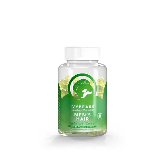 Ivy Bears Men's Hair Vitamins Gummies