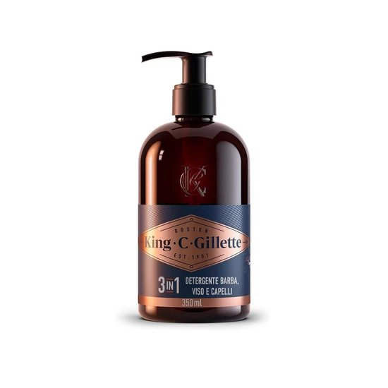 King C Gillette King C. Gillette Beard & Face Wash