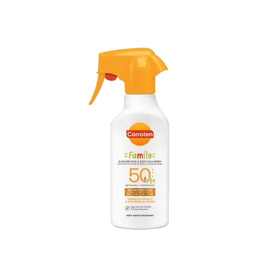 Carroten Family Face & Body Milk Spray SPF 50
