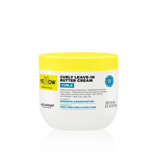 Yellow Professional Curly Leave-In Butter Cream