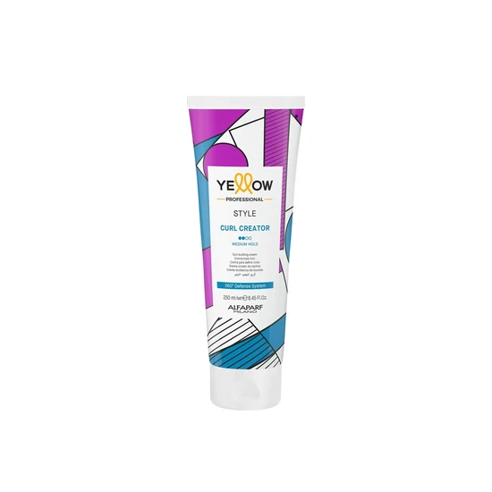 Yellow Professional Style Curl Creator Cream
