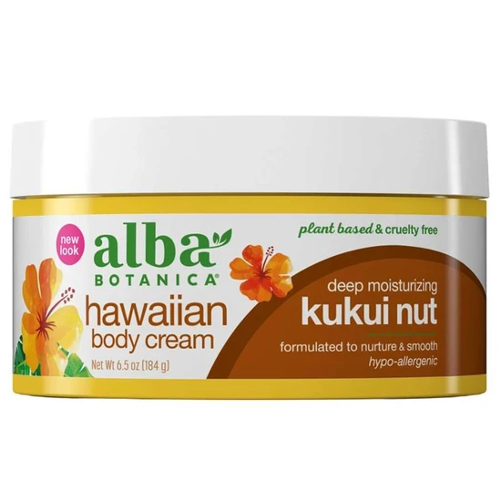 Alba Botanica Deep Moisturising Kukui Nut Body Cream