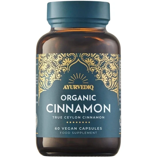 Ayurvediq Wellness Organic Ceylon Cinnamon 60 Capsules - Image 2