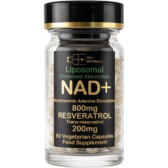 Cell Naturals Liposomal NAD+ 800mg Resveratrol Capsules