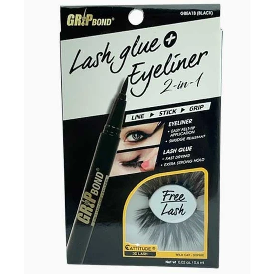 Ebin New York 2 In 1 Lash Glue & Eyeliner