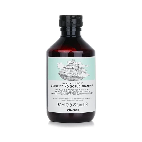 Davines Natural Tech Detoxifying Scrub Shampoo For Atonic Scalp